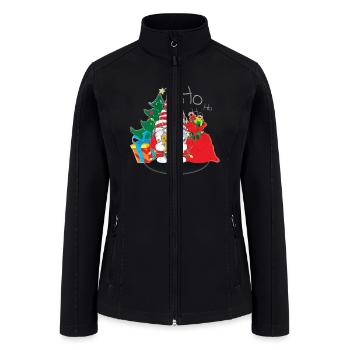 Christmas Gnomes - Women’s Soft Shell Jacket - black - Front