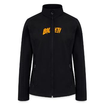 New Heights Merch Big Yeti Youth - Women’s Soft Shell Jacket - black - Front