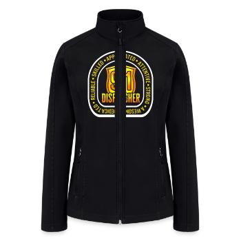 Dispatcher Shirt, 911 Dispatcher Dedicated - Women’s Soft Shell Jacket - black - Front