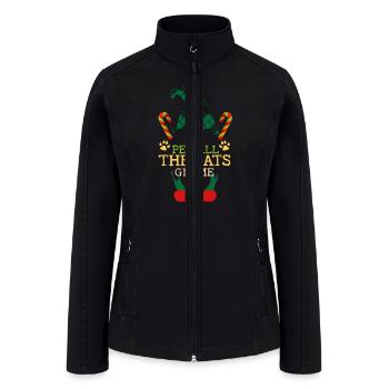 Chistmas Season The Pet All The Cats Gnome - Women’s Soft Shell Jacket - black - Front