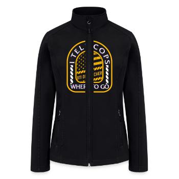 Dispatcher Shirt, 911 Dispatcher I Tell Cops - Women’s Soft Shell Jacket - black - Front