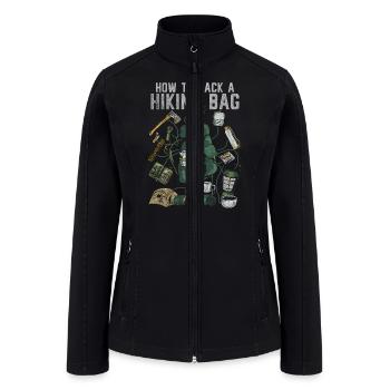 Hiking - How to Pack a Hiking Bag - Women’s Soft Shell Jacket - black - Front