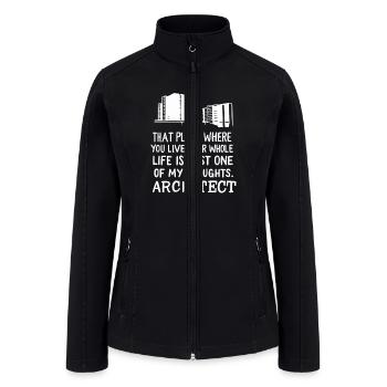 Architect Definition - Women’s Soft Shell Jacket - black - Front
