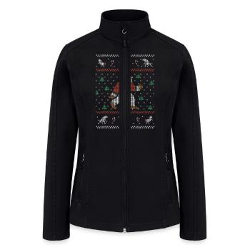 Bigfoot - Women’s Soft Shell Jacket - black - Front