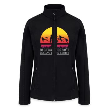 Bigfoot - Women’s Soft Shell Jacket - black - Front