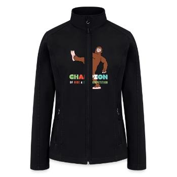 Bigfoot - Women’s Soft Shell Jacket - black - Front