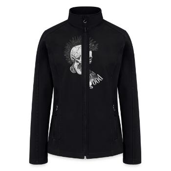 trans rights or else shirt - Women’s Soft Shell Jacket - black - Front