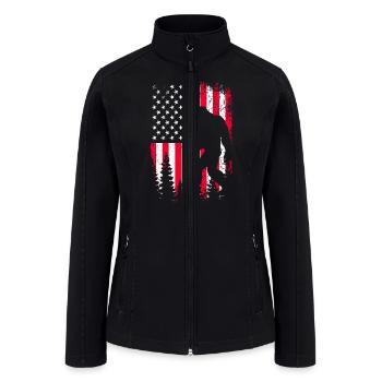 Bigfoot - Women’s Soft Shell Jacket - black - Front