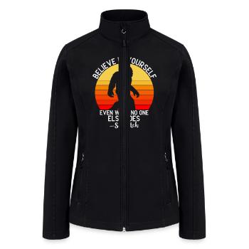 Bigfoot - Women’s Soft Shell Jacket - black - Front