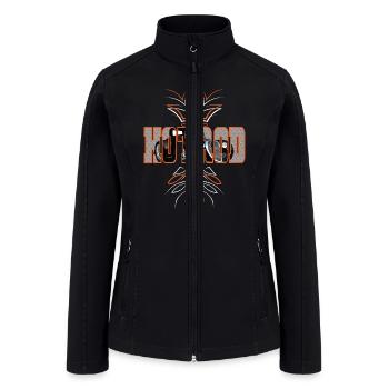 Hotrods and Pinstripes Rat Rods Car Guys - Women’s Soft Shell Jacket - black - Front