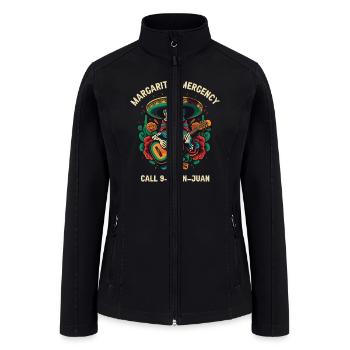 Margarita Emergency Call 9 Juan Juan Margarita Dri - Women’s Soft Shell Jacket - black - Front