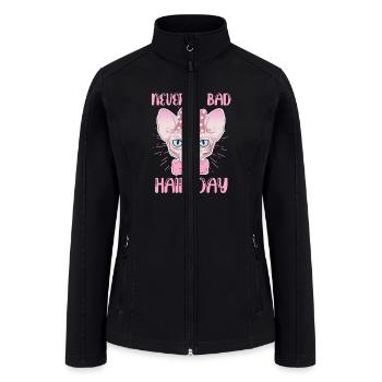 Sphynx Cat pets, animals, felines - Women’s Soft Shell Jacket - black - Front