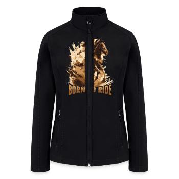 Makes Reining - Women’s Soft Shell Jacket - black - Front