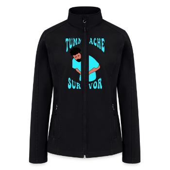 Tummy Ache Survivor - Women’s Soft Shell Jacket - black - Front