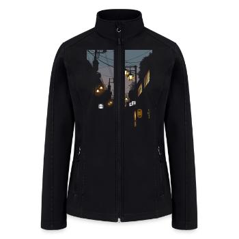 Tokyo Night - Women’s Soft Shell Jacket - black - Front