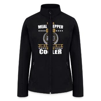 Funny Meal Prep Dad For Men - Women’s Soft Shell Jacket - black - Front