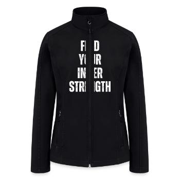 Inspirational and Motivational Quotes for Success - Women’s Soft Shell Jacket - black - Front