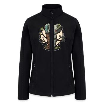 Zombie Koala - Women’s Soft Shell Jacket - black - Front