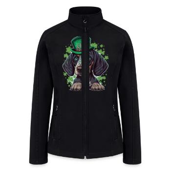 Let The Shenanigans Begin Saint Patrick s Day T S - Women’s Soft Shell Jacket - black - Front