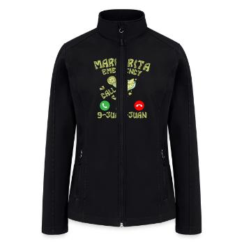 Margarita Emergency Call 9-Juan-Juan Cinco De Mayo - Women’s Soft Shell Jacket - black - Front