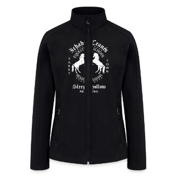 Ichabod Crane Equestrian School Sleepy Hollowhorse - Women’s Soft Shell Jacket - black - Front