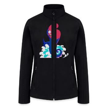 Sea Life - Women’s Soft Shell Jacket - black - Front