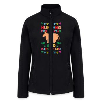 Cinco de Mayo Cryptozoology Bigfoot Fiesta Cryptid - Women’s Soft Shell Jacket - black - Front