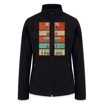 Keep Wack Energy Away From Me - Women’s Soft Shell Jacket - black - Front