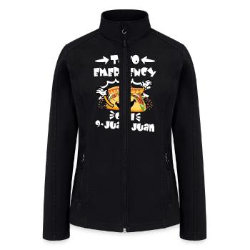 Taco Emergency call 9 Juan Juan Taco Fan Mexico - Women’s Soft Shell Jacket - black - Front