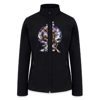 Werewolf Full Moon Howling - Women’s Soft Shell Jacket - black - Front