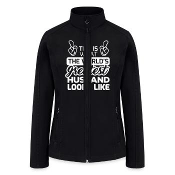 World's Greatest Husband Best Husband Everworlds b - Women’s Soft Shell Jacket - black - Front