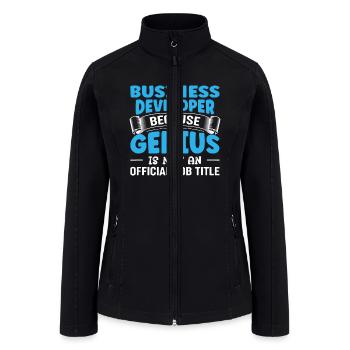 Business Development Genius Manager Developerimpul - Women’s Soft Shell Jacket - black - Front