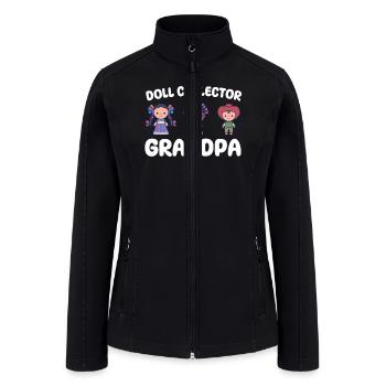 Doll Collector Grandpa - Women’s Soft Shell Jacket - black - Front