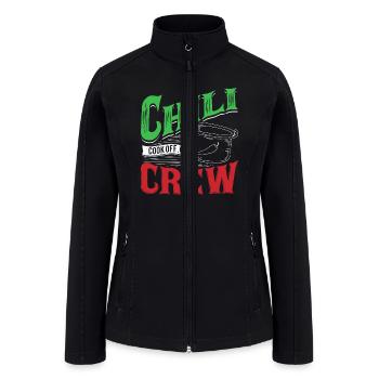 Chili Cook Off Crew Cooking Competition Winning - Women’s Soft Shell Jacket - black - Front