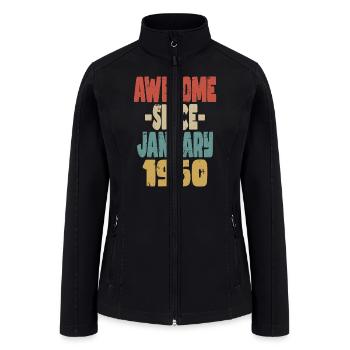 Awesome January 1952 - Women’s Soft Shell Jacket - black - Front