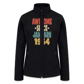 Awesome January 1956 - Women’s Soft Shell Jacket - black - Front