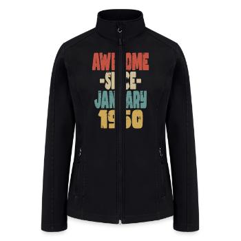 Awesome January 1960 - Women’s Soft Shell Jacket - black - Front