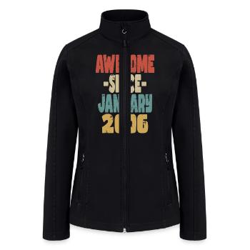 Awesome January 2006 - Women’s Soft Shell Jacket - black - Front