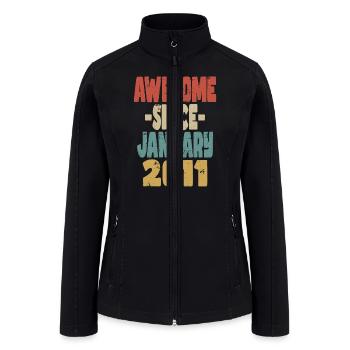 Awesome January 2011 - Women’s Soft Shell Jacket - black - Front