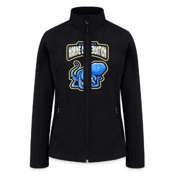 Marine Conservation - Women’s Soft Shell Jacket - black - Front