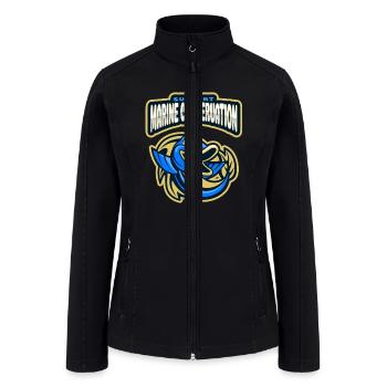 Marine Conservation - Women’s Soft Shell Jacket - black - Front