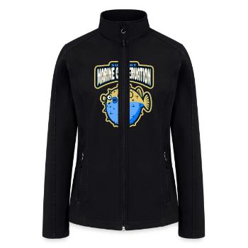 Marine Conservation - Women’s Soft Shell Jacket - black - Front