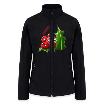 Plants Versus Zombies 2 Holly Barrier - Women’s Soft Shell Jacket - black - Front