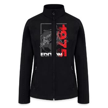 Limited Edition 1975 Limited Edition Football - Women’s Soft Shell Jacket - black - Front