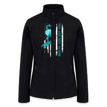 Sexual Assault Awareness Embrace You Voice Gifts - Women’s Soft Shell Jacket - black - Front