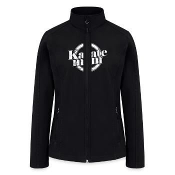 Karate Mom is the best Mom - Women’s Soft Shell Jacket - black - Front