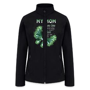 In Loving Memory: My Mom Forever in My Heart Tee - Women’s Soft Shell Jacket - black - Front