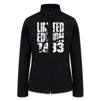 Limited Edition 1983 Limited Edition Soccer - Women’s Soft Shell Jacket - black - Front