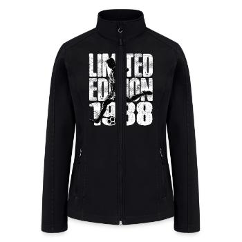 Limited Edition 1988 Limited Edition Soccer - Women’s Soft Shell Jacket - black - Front