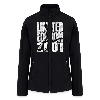 Limited Edition 2001 Limited Edition Soccer - Women’s Soft Shell Jacket - black - Front